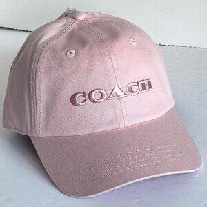 COACH Women's Embroidered Logo Baseball Cap In Soft Pink